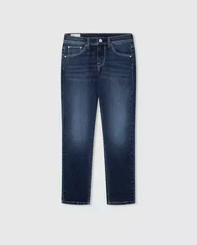Обналиченная модель джинсов для мальчика Pepe Jeans, темно-синий