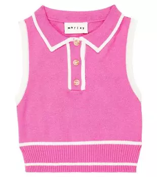 Обновить хлопковый жилет Morley, розовый