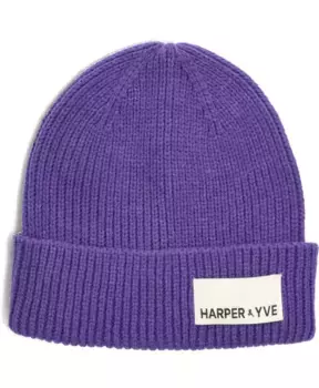 Обновите свою фиолетовую шапку стильно Harper & Yve, фиолетовый