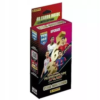 Обновление Star Signings Booster Set Panini Fifa 365 2024, 48 карт