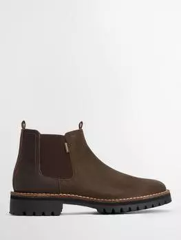 Обновленные ботинки abel chelsea boots Barbour, коричневый