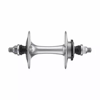 Ободной тормоз передней втулки 32h Shimano Dura-Ace HB-7600 164 мм, серебро / серебро / серебро