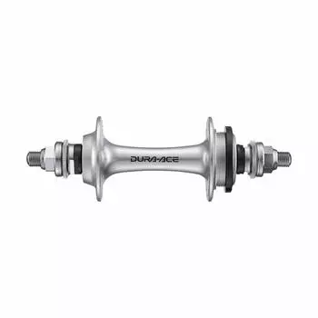 Ободной тормоз передней втулки 36 часов в индивидуальной упаковке Shimano Dura-Ace HB-7710 142 мм, серебро / серебро / серебро