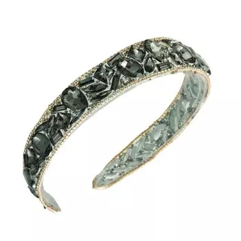 Ободок для волос с кристаллом графита O411Graf Ecarla Karolina Kozio-Sycz