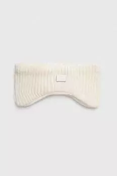 Ободок из смесовой шерсти Tommy Jeans, бежевый