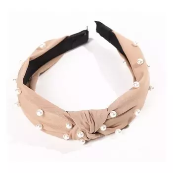 Ободок-тюрбан с жемчугом О227К Ecarla Karolina Kozio-Sycz