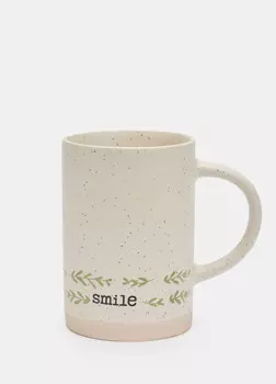 Обработанная керамическая кружка Croff, бежевый