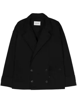 Обратите внимание на двубортный пиджак Henrik Vibskov, черный