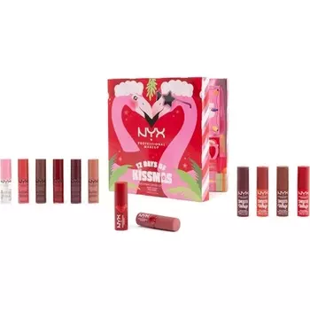 Обратный отсчет праздничного набора макияжа 12 Days Of Kissmas Lip Vault, Nyx Professional Makeup