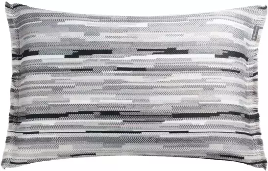 Образец декоративной подушки для колец "Flashy" Musterring 40х60 см, цвет anthrazit/grau/hellgrau + gestreift