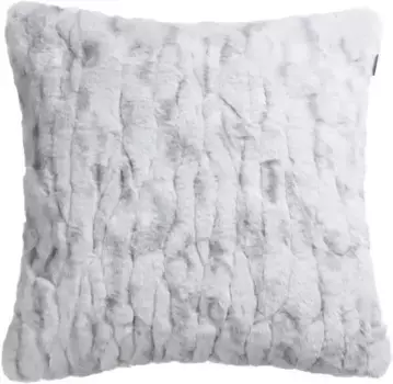 Образец декоративной подушки-кольца "Пушистый" Musterring 45х45 см, цвет anthrazit/grau/hellgrau + unifarben