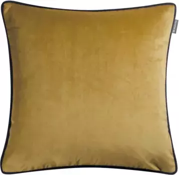 Образец декоративной подушки-кольца "Уголок" Musterring 45х45 см, светло-желтый/желтый