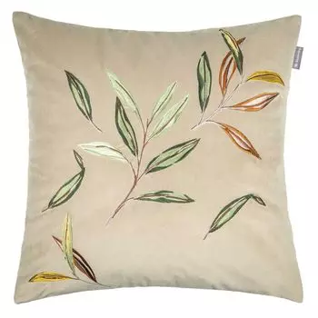 ОБРАЗЕЦ Декоративный чехол на подушку LEAVES RING бежевый 45 x 45 см Musterring