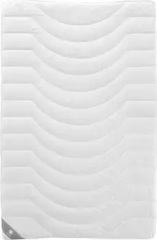 Образец пухового одеяла из синтетического волокна "Moonz", очень легкий, хлопковый чехол, (1 шт.), производство Германия, гипоаллергенный Musterring 135х200 см, белый