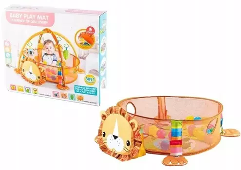 Образовательный Коврик Для Детей 3В1 Playball Pool Lion Midex