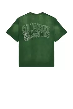 Обрезанная выцветшая футболка с принтом в виде шлема Billionaire Boys Club, eden