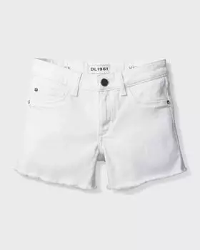 Обрезанные джинсовые шорты Lucy для девочек, размер 7–16 DL1961, цвет White