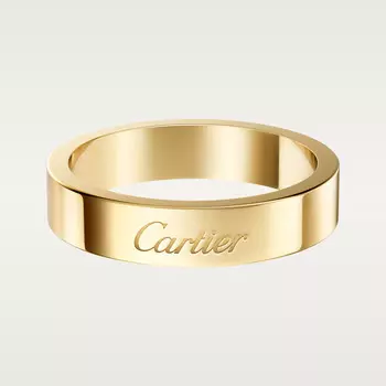Обручальное кольцо Cartier Alliance C de Cartier, ширина 4 мм, желтое золото