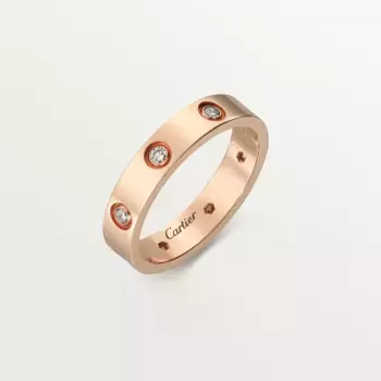 Обручальное кольцо Cartier Love, розовое золото