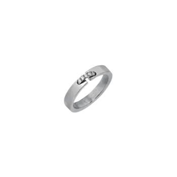 Обручальное кольцо Chaumet из белого золота с бриллиантами