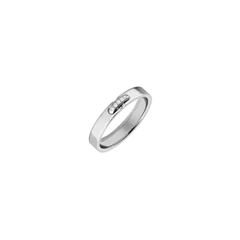 Обручальное кольцо Chaumet из платины и бриллиантов