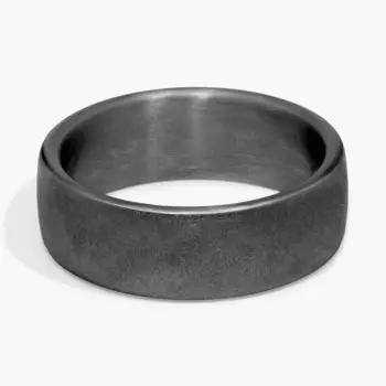 Обручальное кольцо с отделкой Swirl из тантала (8 мм) Blue Nile