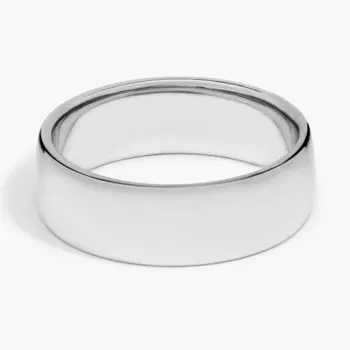 Обручальное кольцо Skyline Comfort Fit из платины (7 мм) Blue Nile