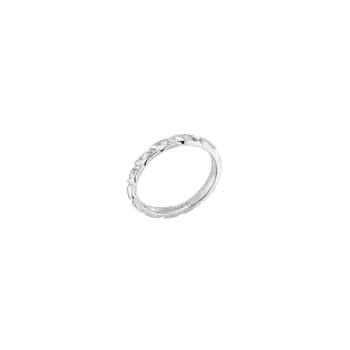 Обручальное кольцо torsade de из платины с бриллиантами Chaumet