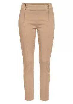Обтягивающие джеггинсы LASCANA, кэмел