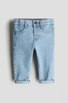 Обтягивающие джинсы H&M, голубой