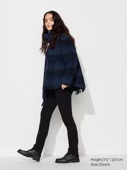 Обтягивающие джинсы повышенной комфортности Uniqlo, черный