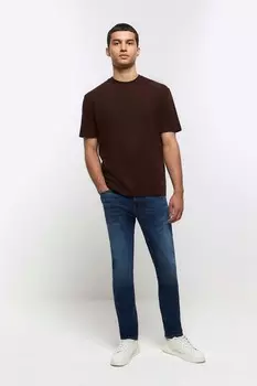 Обтягивающие джинсы River Island, синий