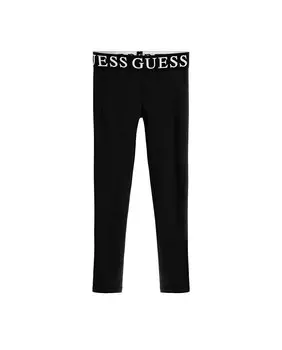 Обтягивающие леггинсы для девочки на резинке Guess, черный