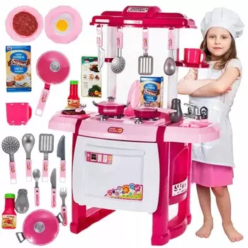 Обучающие детские кухонные звуки Светодиодные аксессуары Розовый Y162R Stator