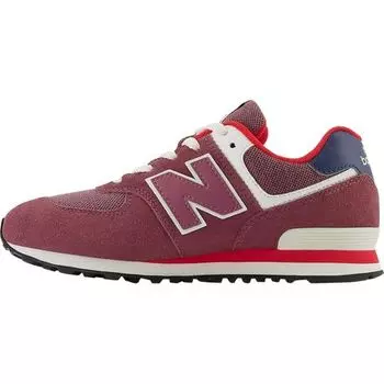Обувь 574 Classics – для девочек New Balance, цвет Washed Burgundy/NB Navy