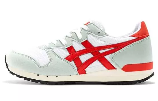 Обувь Alvarado Lifestyle унисекс с низким верхом белого/красного/серого цвета Onitsuka Tiger