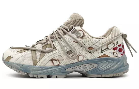 Кастомизированные кроссовки Asics Gel-Kahana TR Lifestyle Shoes Unisex, серо-бежевый