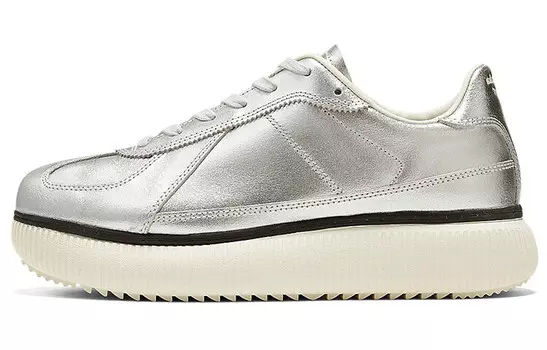 Обувь Delecity Lifestyle унисекс с низким верхом, серебристая Onitsuka Tiger