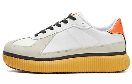 Обувь Delecity Lifestyle унисекс с низким верхом белого/серого/оранжевого цвета Onitsuka Tiger