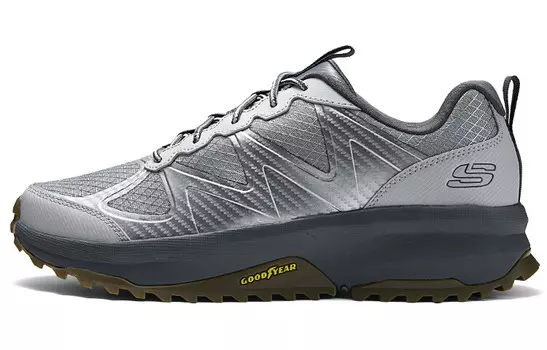 Обувь для активного отдыха на открытом воздухе, мужская, низкая, серая Skechers
