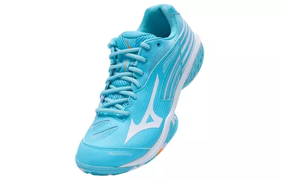 Обувь для бадминтона Mizuno Claw унисекс, Blue-white orange