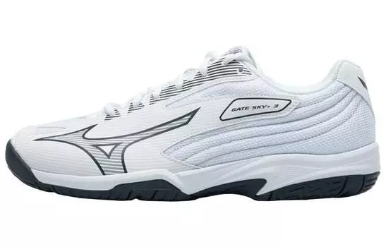 Обувь для бадминтона Mizuno Gate Sky унисекс, White/Gray