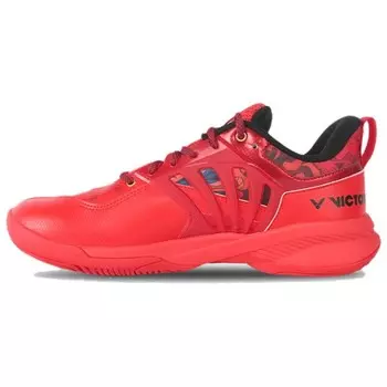 Обувь для бадминтона унисекс с низким верхом Victor, красный