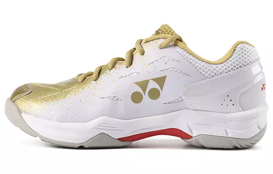 Кроссовки YONEX Power Cushion Badminton Shoes Unisex Low-Top Gold/White