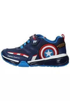 Обувь для ходьбы First Geox, цвет navy red c