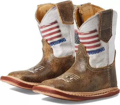 Обувь для малышей Cowbabies America Strong Roper, коричневый