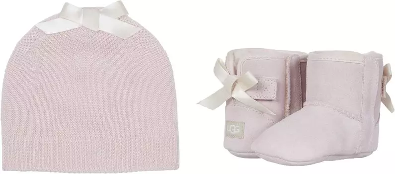 Обувь для малышей Jesse Bow II & Beanie UGG, цвет Baby Pink