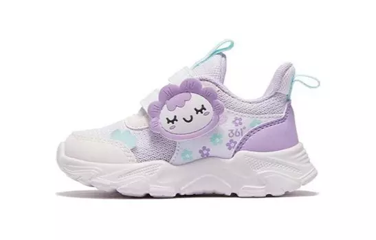 Обувь для малышей, кроссовки 361°Kids, фиолетовый