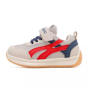 Обувь для малышей, кроссовки Bobdog, цвет Rice Flour/Dark Blue Blue