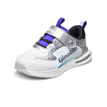 Обувь для малышей, кроссовки Ginoble, цвет White/Silver/Ice Blue/Black